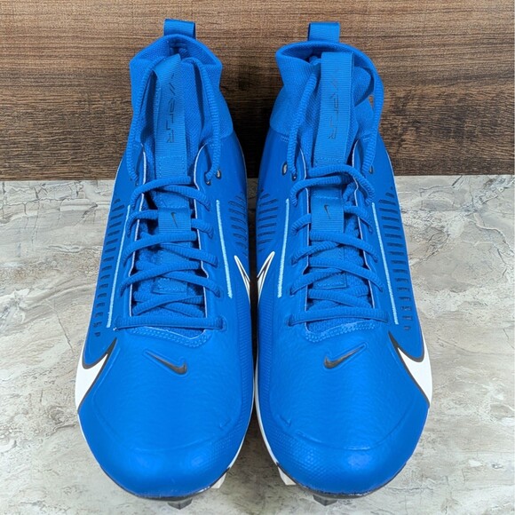 Nike Vapor Edge Pro 360 2 Men\'s 12 Game Royal White Football Cleats DA5456-414 main image 9